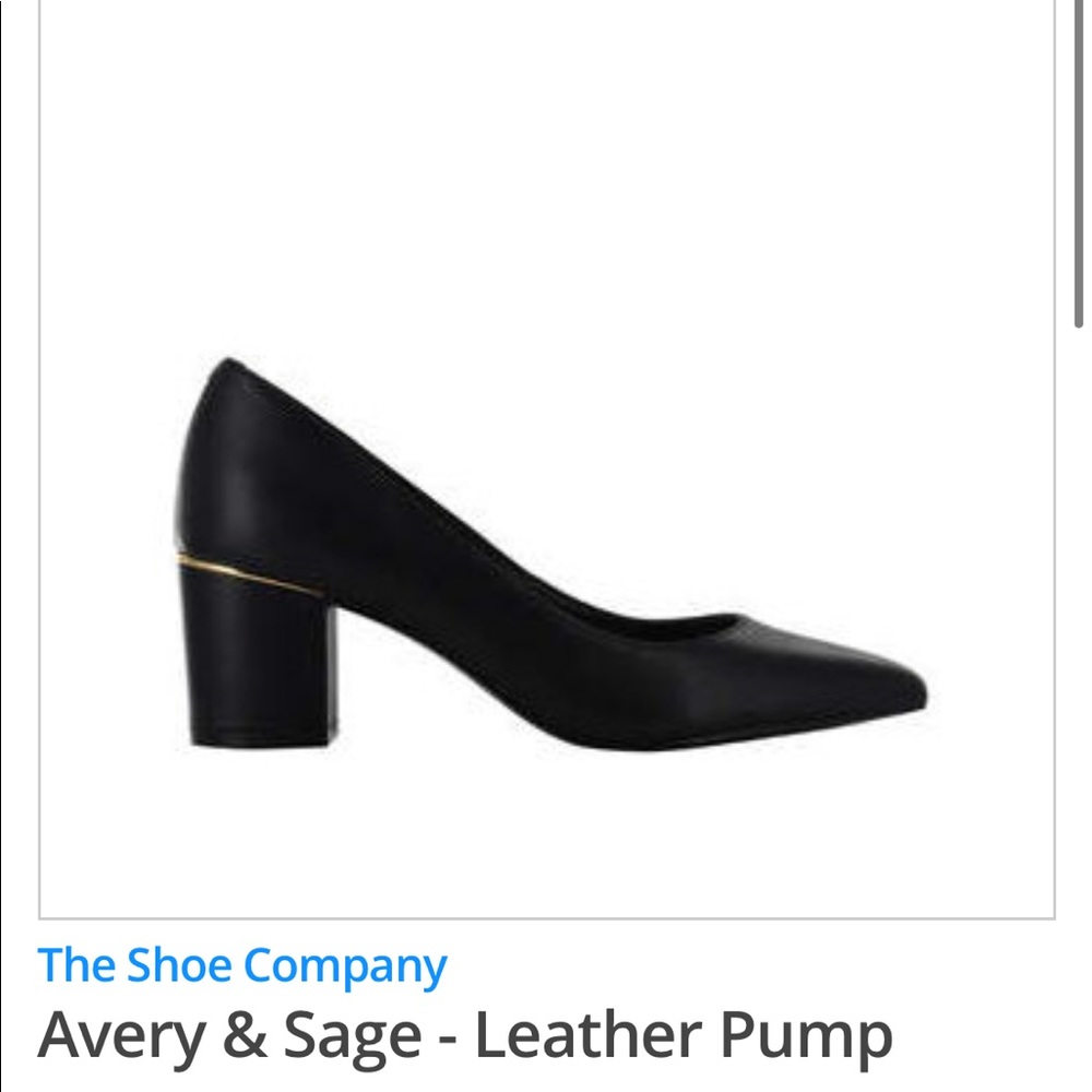 Avery & Sage Leather Heels
